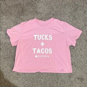 Pure Barre Pink Graphic Tee